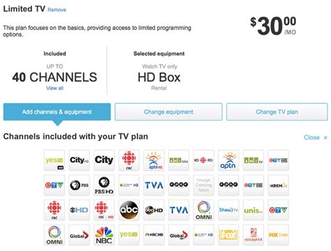 cogeco tv channel packages.